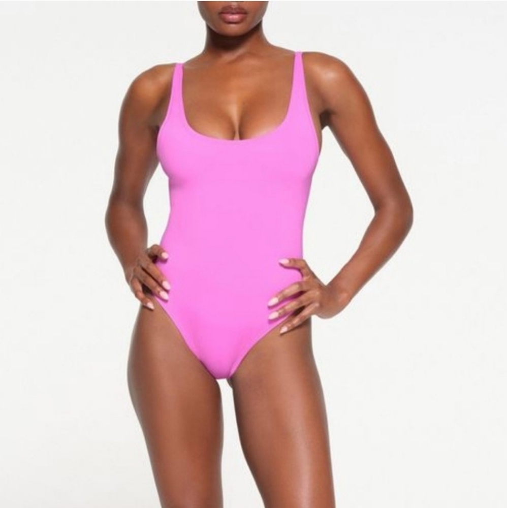 SKIMS Pink Women's One Piece Swimsuit